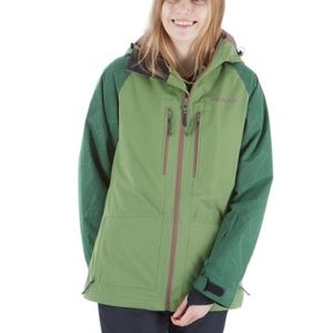 Armada Women’s Stadium Ski Jacket Green Insulated Waterproofing Size M